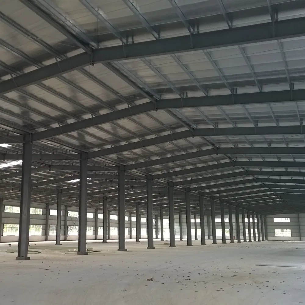 Pre Engineered China Manufacture Fabricated Light Steel Structure Constructions Frame Factory Workshop Warehouse Building