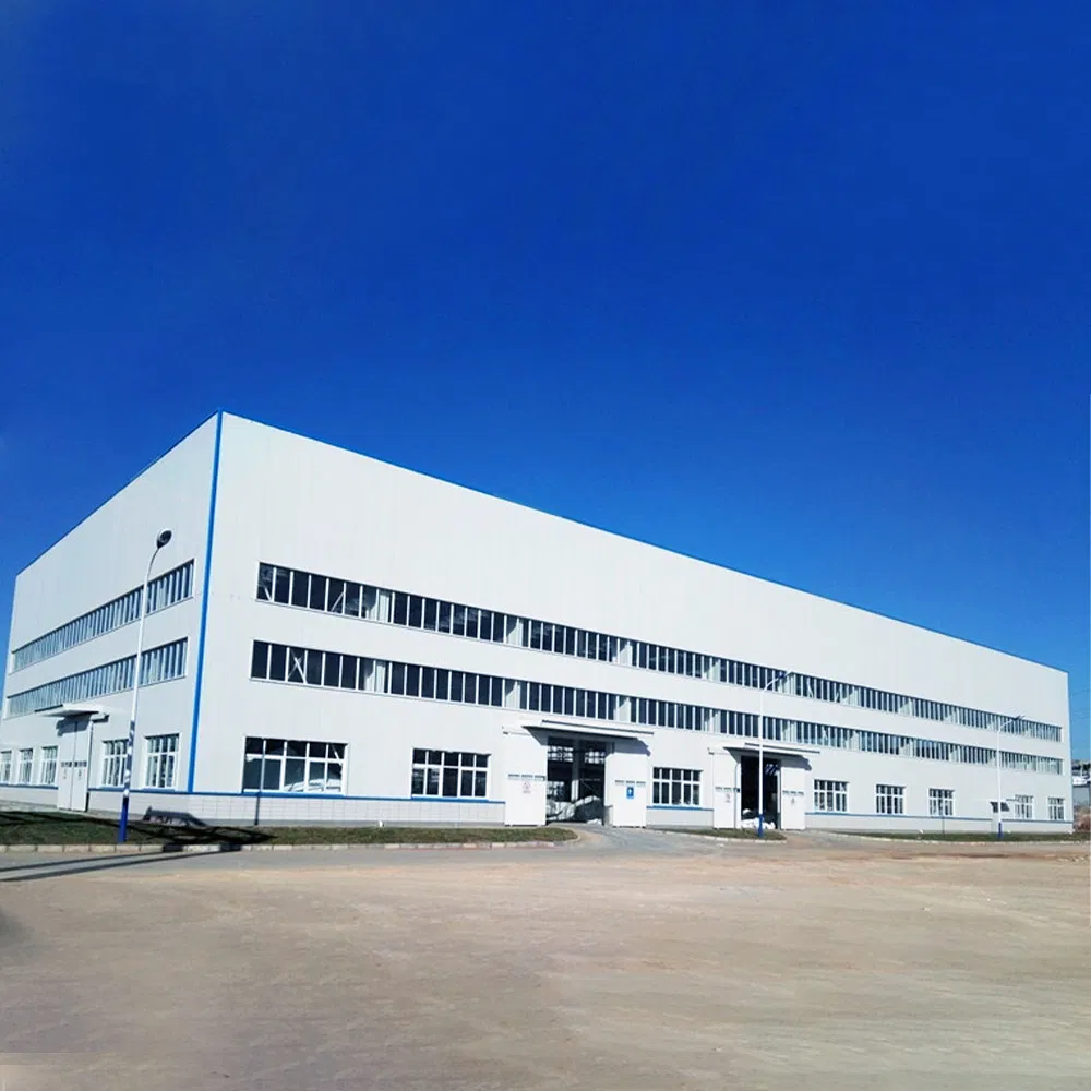 Prefabricated Factory Metallic Steel Structure Shed Steel Storage Warehouse Construction Pre Engineered Workshop Building