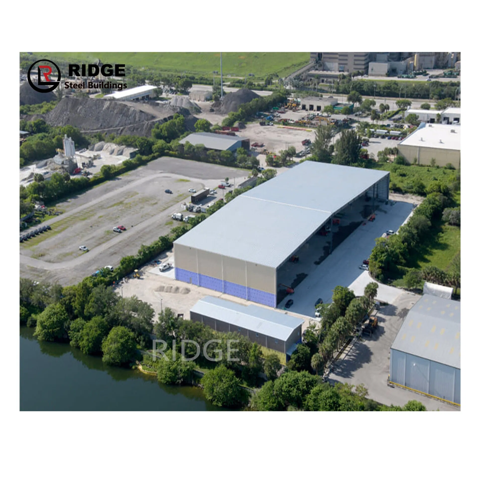 Prefabricated Industrial Factory Warehouse Metal Frame Pre Engineered Modular Steel Structure Buildings