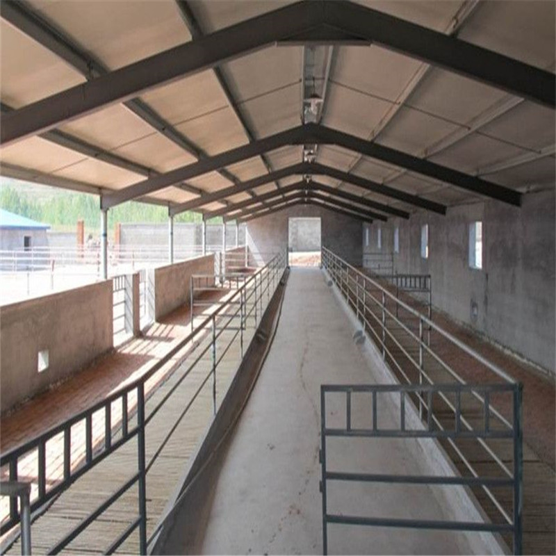 Modern Design Large Span Livestock Farm House Prefabricated Light Steel Structure Frame Metal Prefab Barn Pig Sheep Goat Cattle Cow Dairy Shed Building