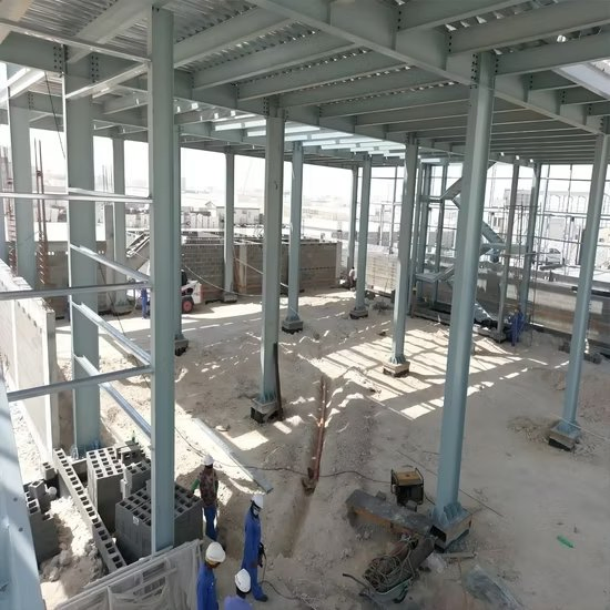 Prefabricated Steel Structure Industrial Warehouse, Light Steel Long Span Building