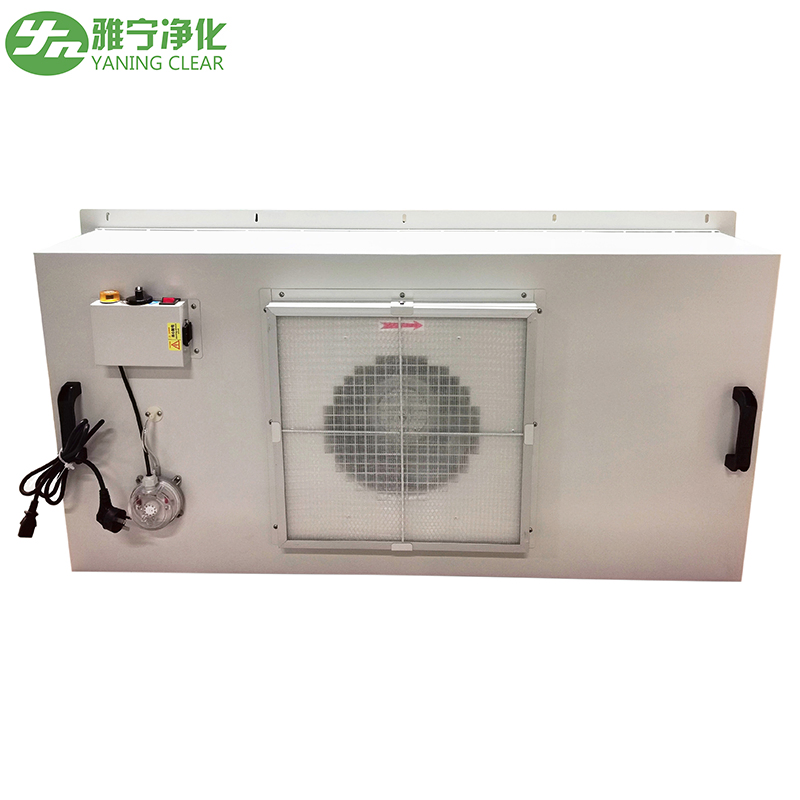 Yaning Cleanroom Laminar Flow HEPA Fan Filter Unit Module FFU with Filter Replacement Alarm for Electronics Manufacturing
