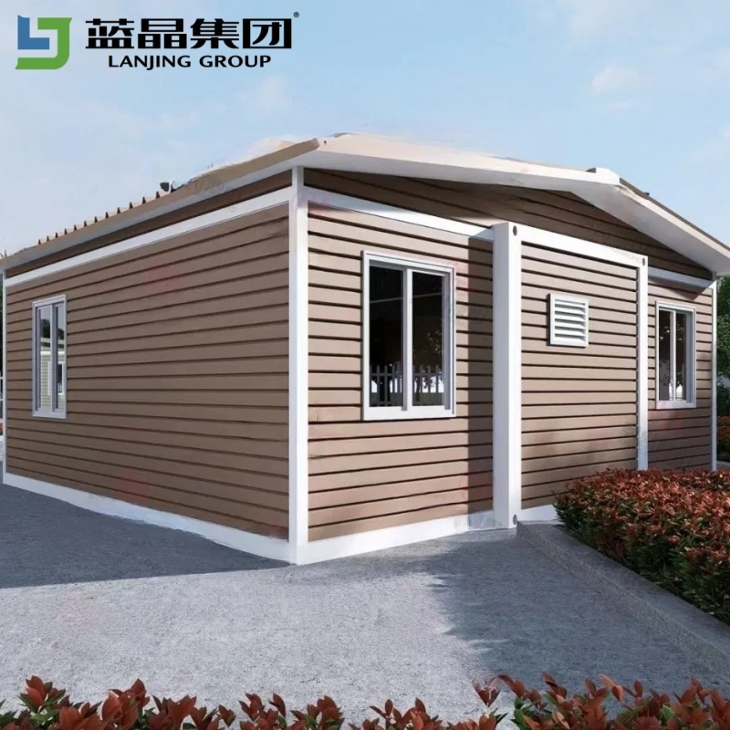20FT/40FT Luxury Folding Shipping Prefabricated Steel Container House Hotel Office Portable Mobile Modular Tiny Living Prefab/Expandable Transportable Building
