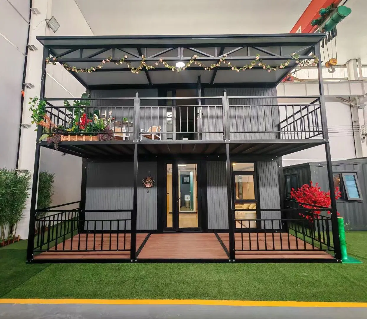 Hybrid Structure Expandable Container House for Mixed-Use Development