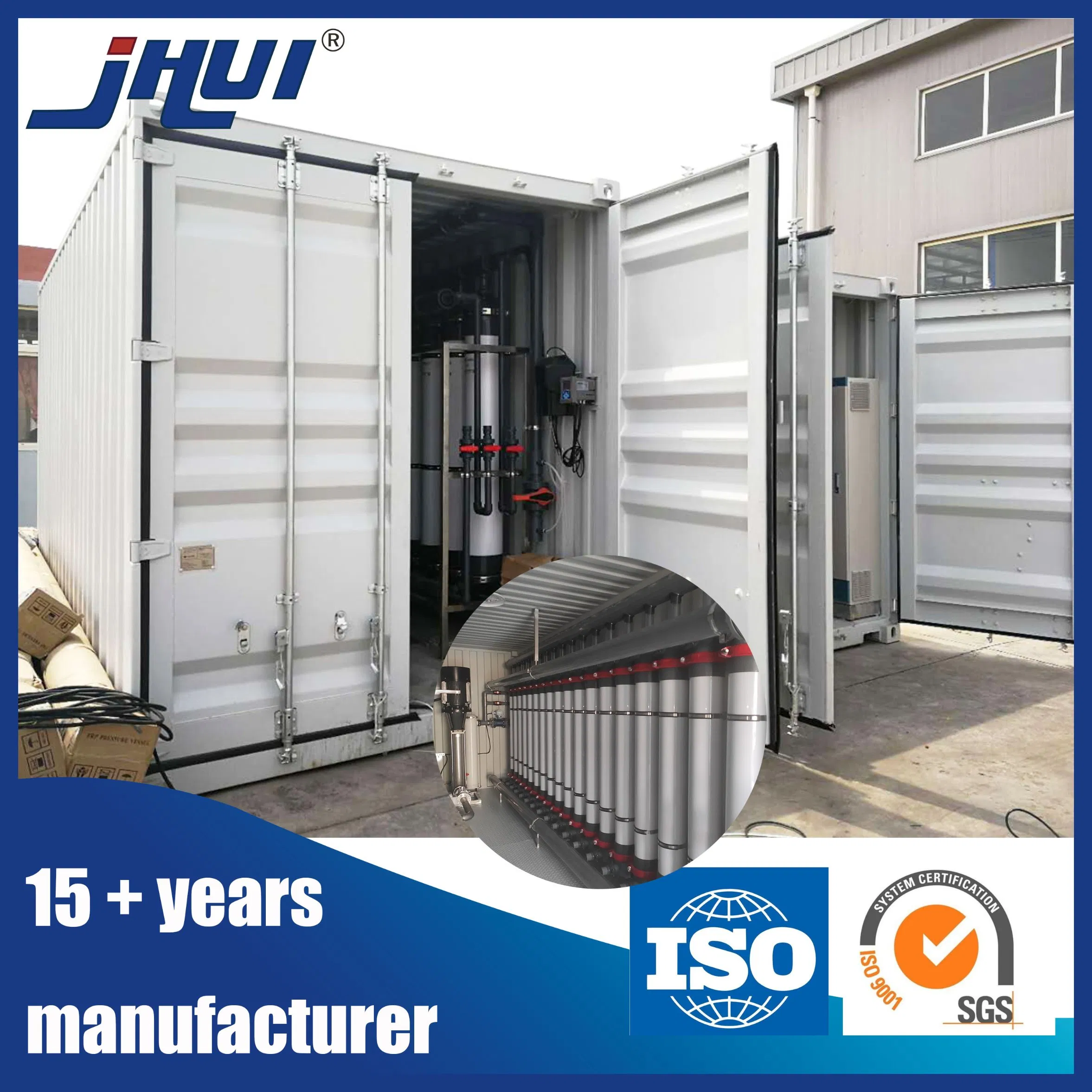 Containerized Waste Water Treatment Plant Grey Water Recycling Domestic Sewage Treatment System