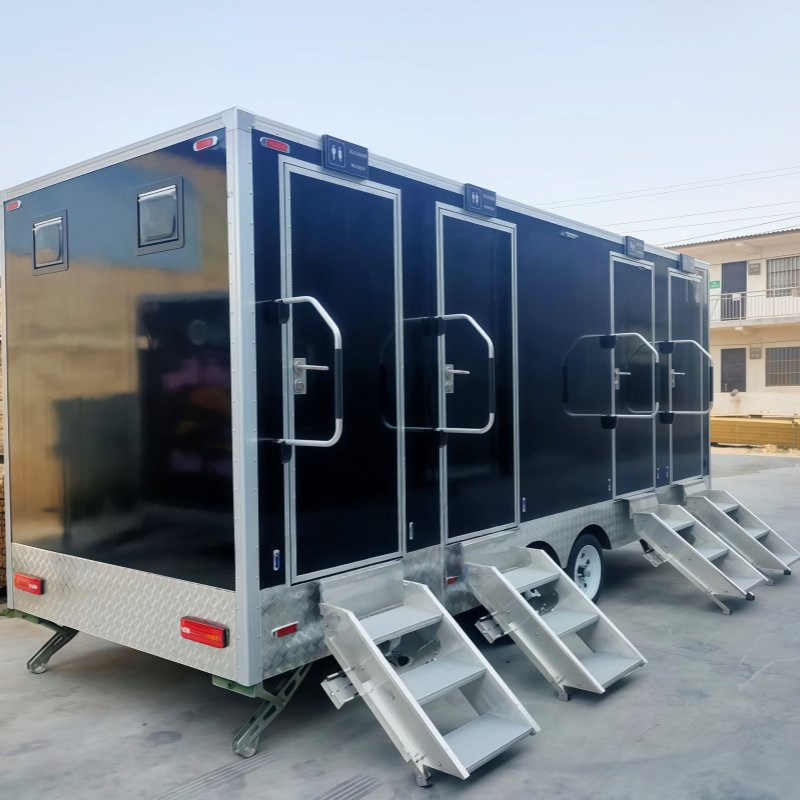 Wholesale Practical Luxury Durable Prefab Portable Bathroom Units with Mobile Toilet Trailer for Camping Adventure