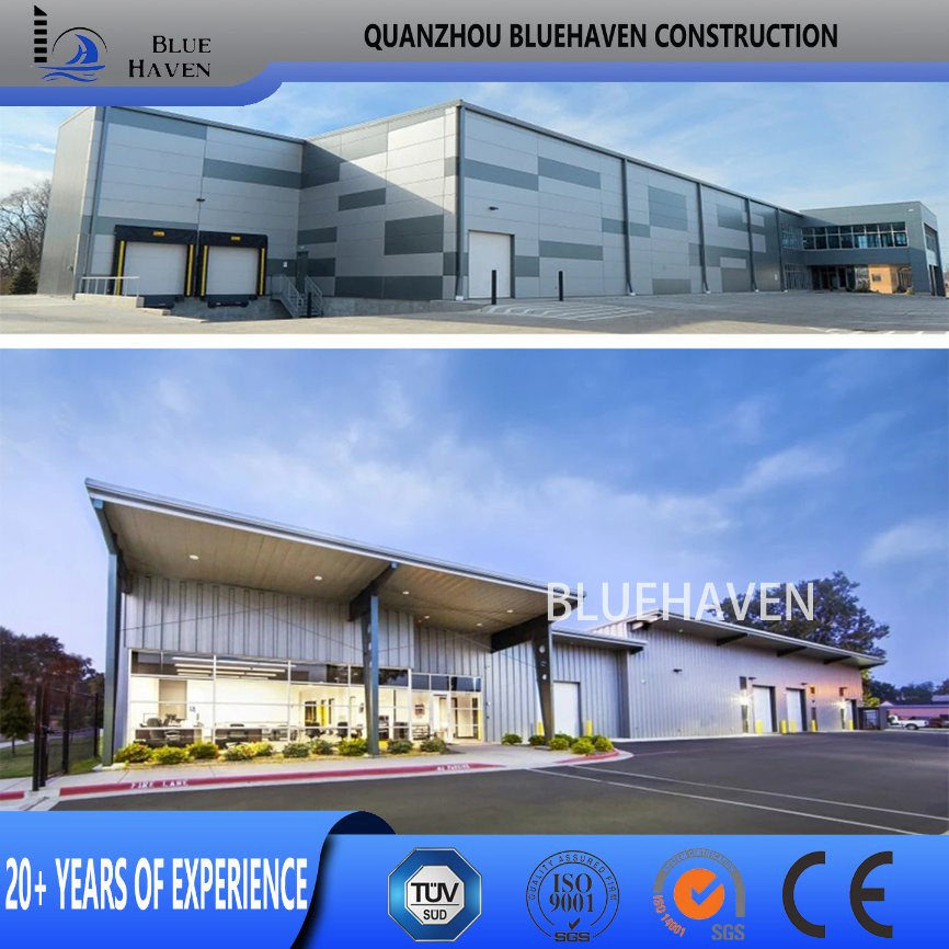 Customized Design Workshop Shed Main Steel Frame Metal Structure Building Prefabricated Warehouse