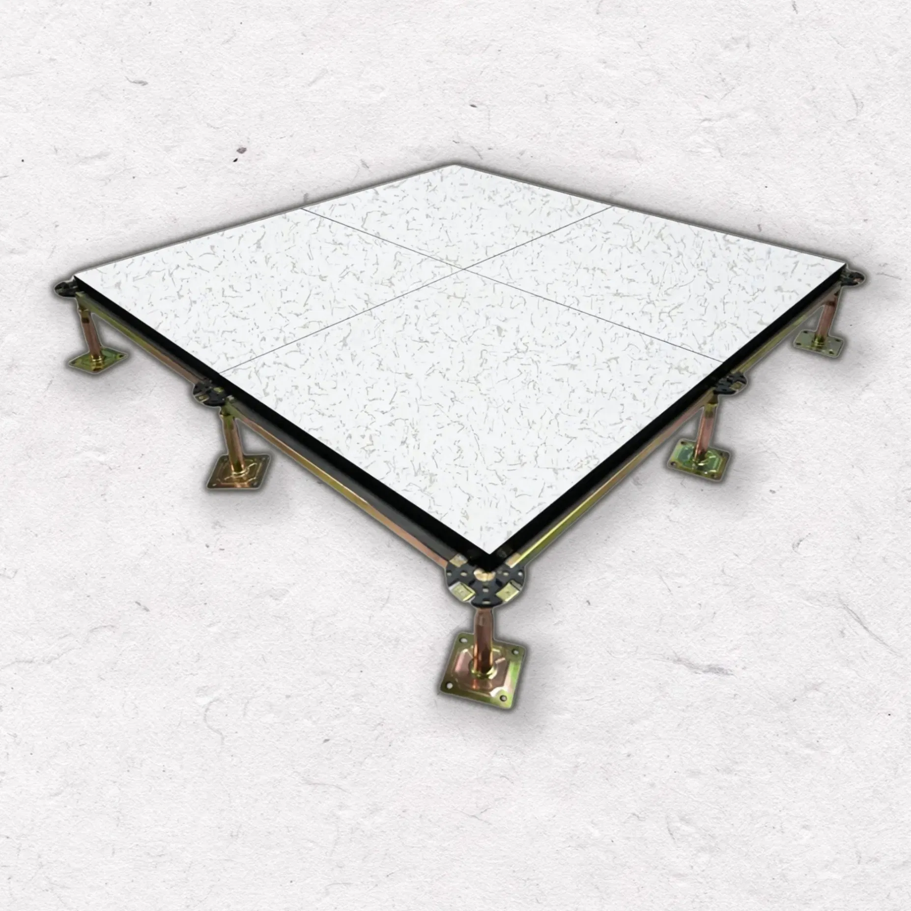 Lingding Static-Dissipative Floor: Calcium Sulfate PVC Surface for Electronics Assembly Cleanrooms – Direct Supply