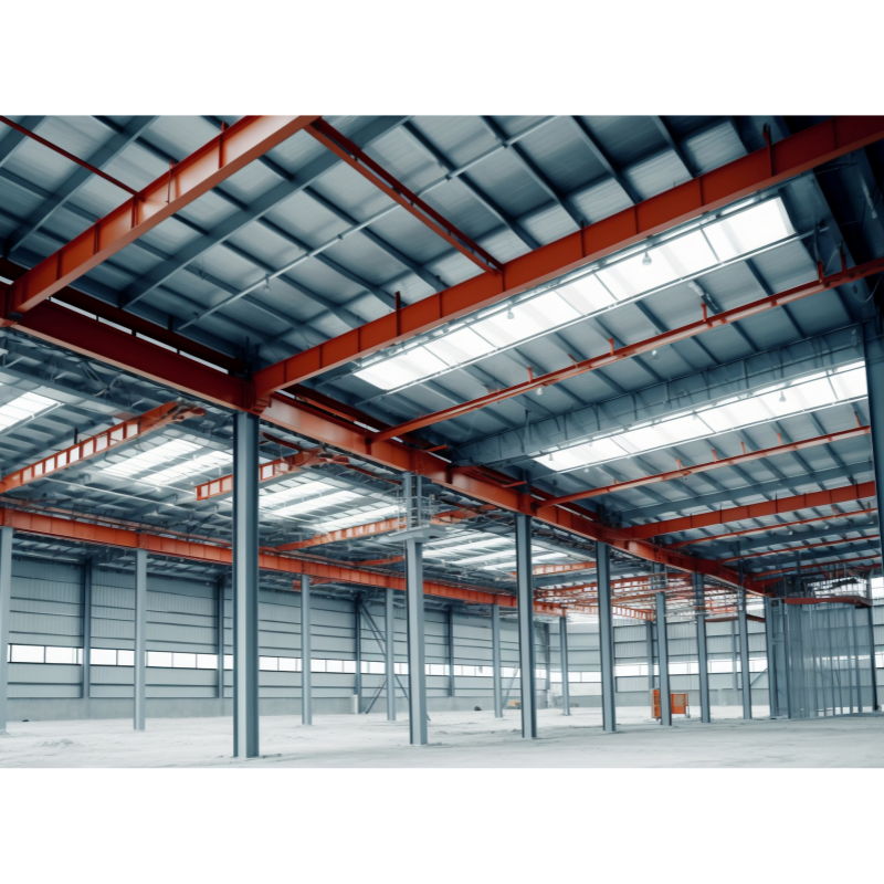 Prefabricated Large Span Steel Structure Buildings Prefab Metal Warehouse Workshop Office Building Factory Shed