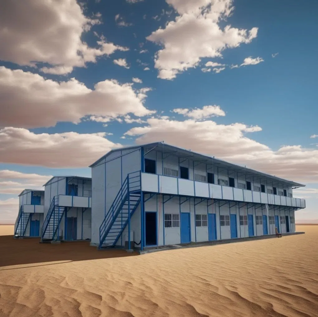 Quick Delivery Good Quality K-Shaped Prefabricated House Temporary Office Buildings Workers Accommodation Modular K Type House