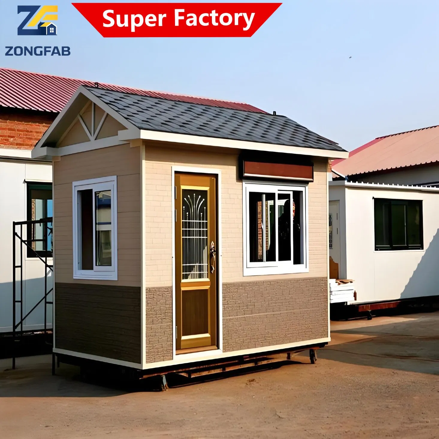 Easy Assembly Sandwich Panel Building for Temporary Office and Worker Accommodation Needs