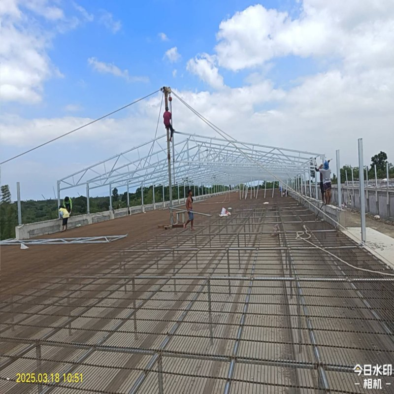 Modular Poultry Housing System with Lightweight Steel Frame and Thermal Insulation Panels