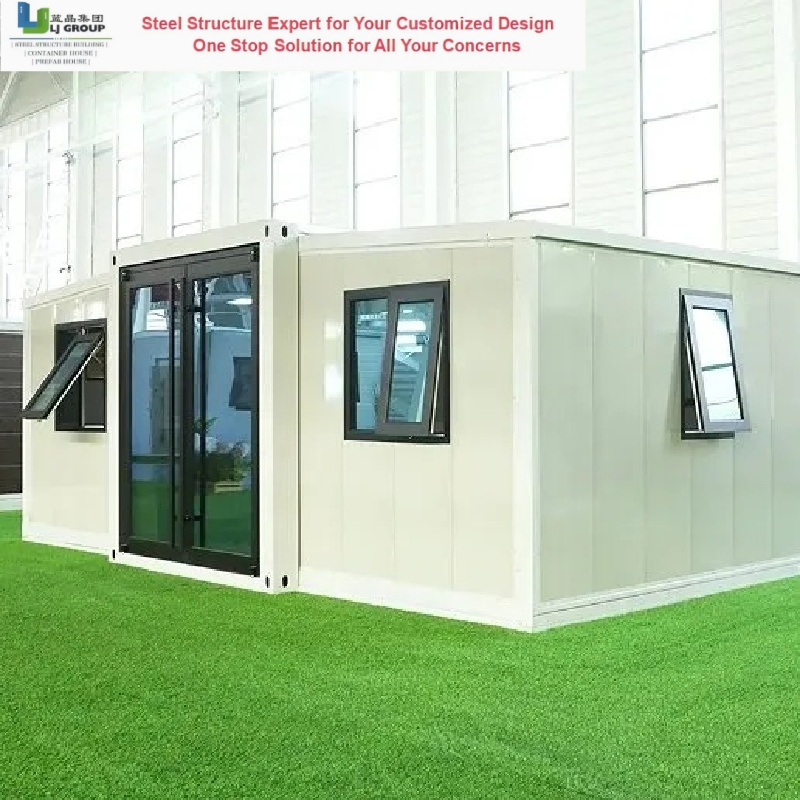 Sandwich Panel Steel Structure Portable Prefab Container House Home Modular Foldable Expandable Container House Prefabricated Building