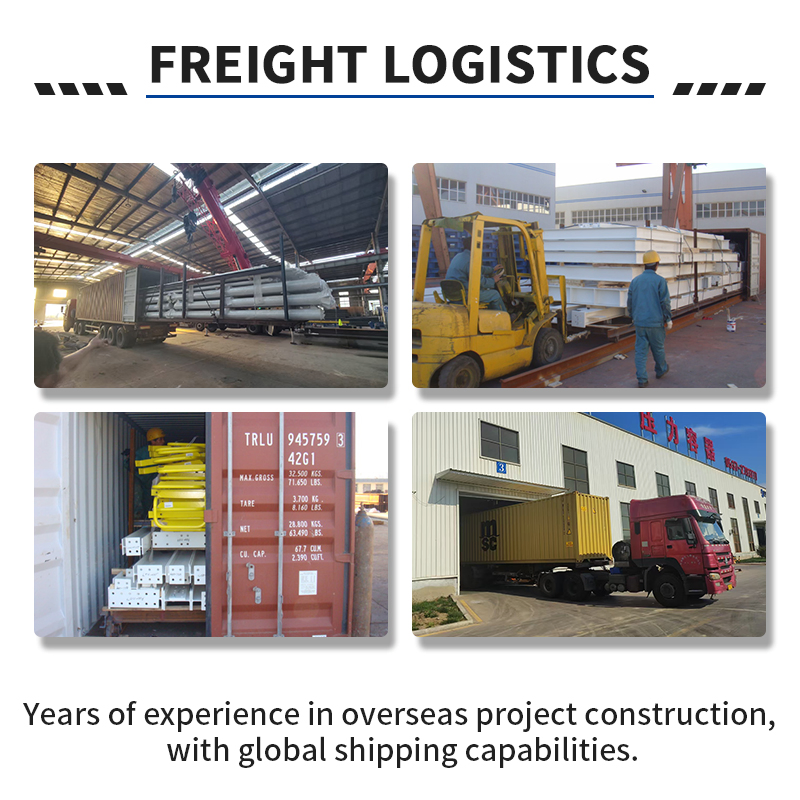 Portal Steel Structure Prefabricated Anti-Seismic Light Steel Structure House Building