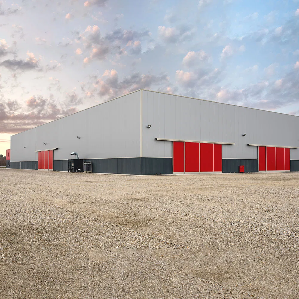 Prefabricated Light-Weight Metal Building Construction Commercial Steel Structure Warehouse Steel Structure Building Material