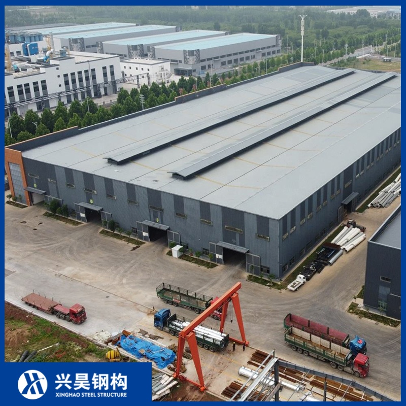 Modern Commercial Prefabricated House Steel Frame Structure Warehouse Building for Industrial Storage and Workshop Construction