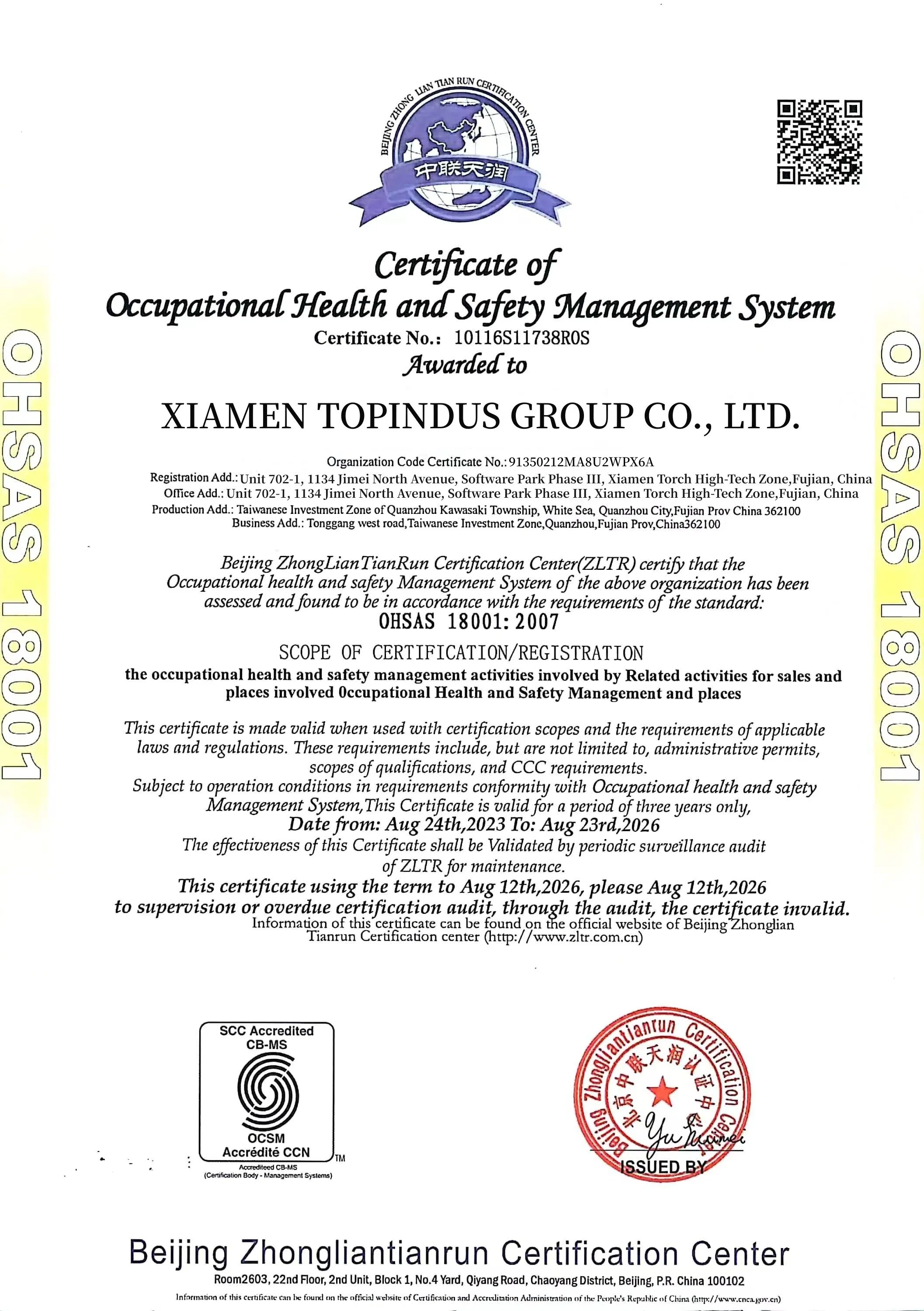 SGS Certification