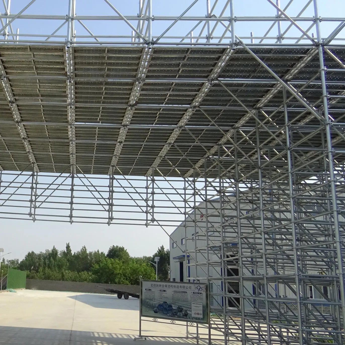 Heavy Duty Layher Ringlock Scaffold System for Building Construction Steel Material