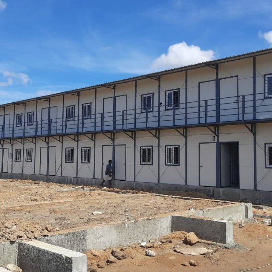 Quick Delivery Good Quality K-Shaped Prefabricated House Temporary Office Buildings Workers Accommodation Modular K Type House