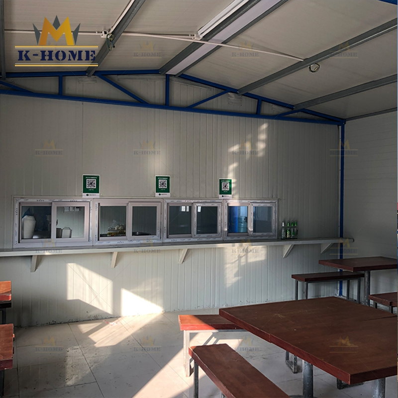 Inexpensive Prefabricated Steel Cabin Temporary Housing for Work Site