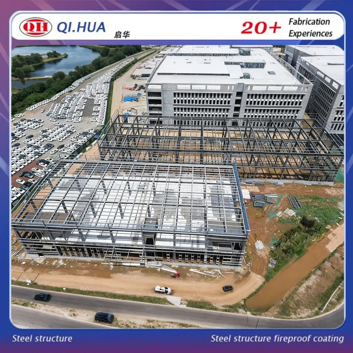 Pre-Engineered Industrial Building with Steel Structure and Fast Construction for Factory Use