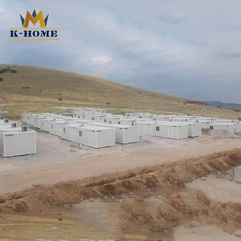Durable Refugee Camp Portable Container Bunkhouse