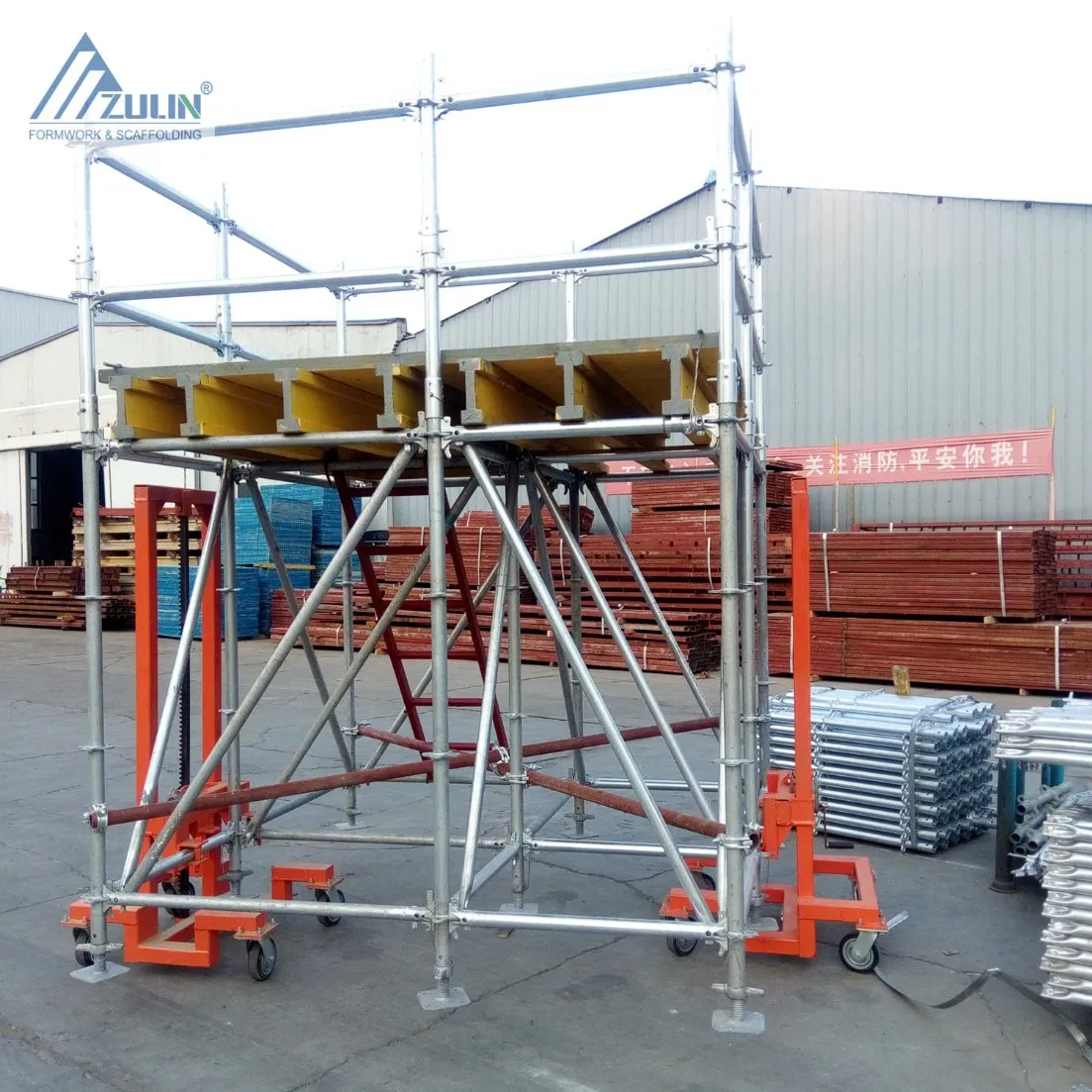 Hot Sale Zulin Heavy Load Steel Structure Formwork Ringlock Scaffold Scaffoldng System