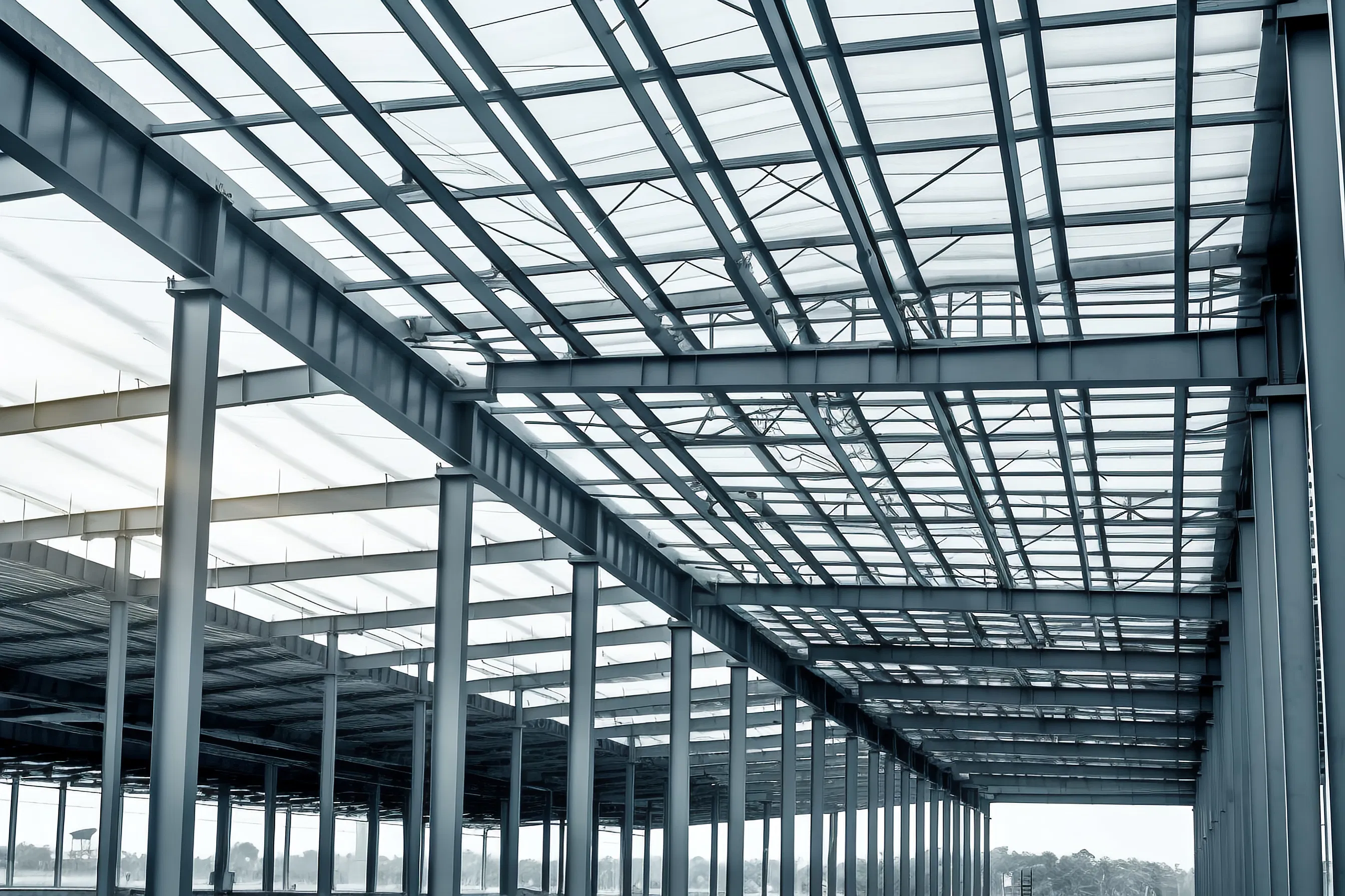 Industrial Building Steel Structure Factory Workshop Prefabricated Warehouse Building Metal Frame Building