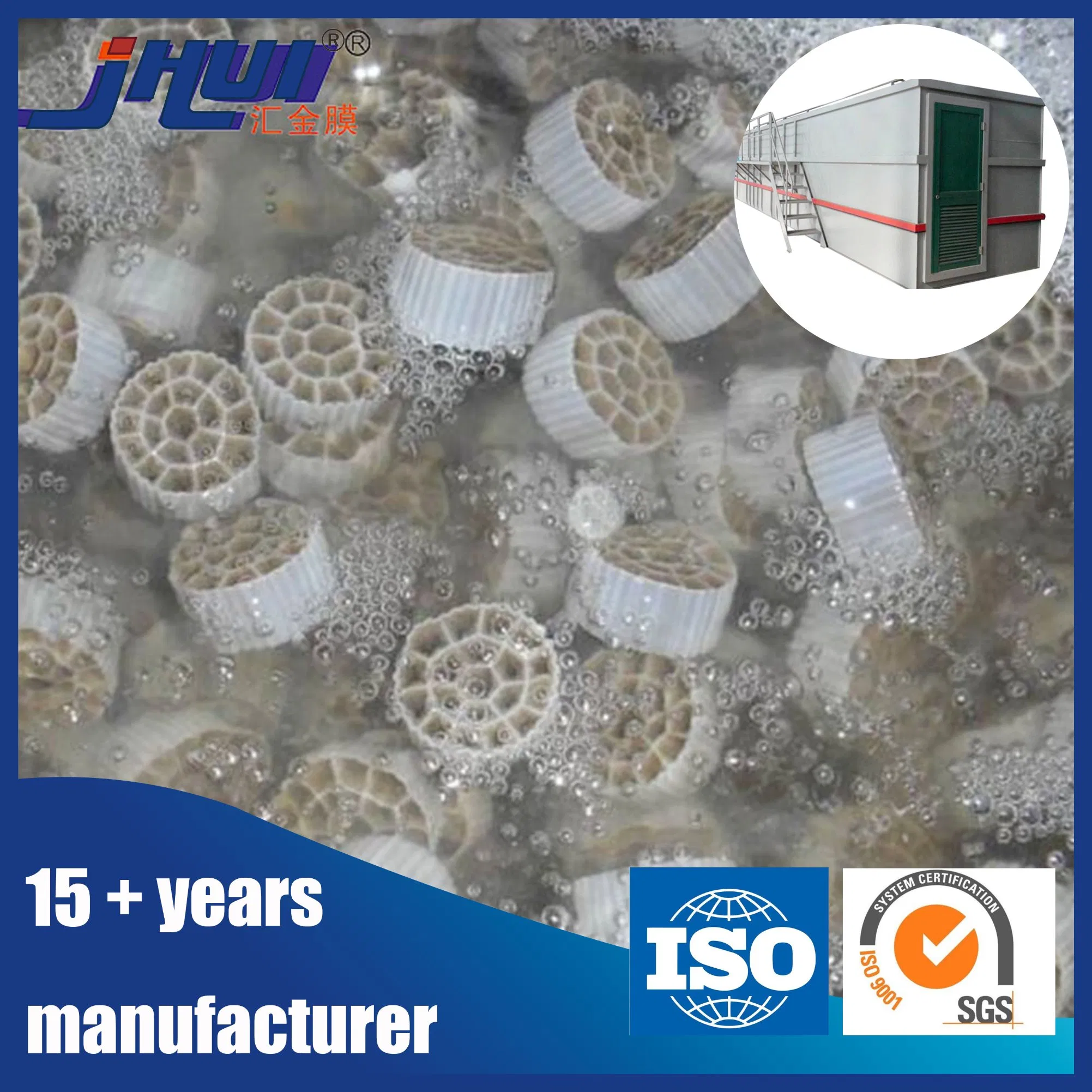 City Municipal Water Treatment Ao Sediment Mbbr Containerized Mbbr Integrated Treatment System