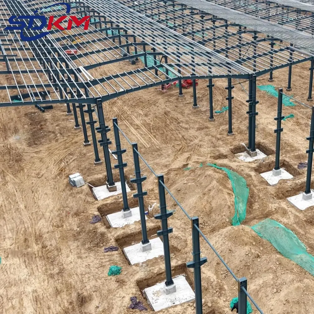 Easy to Install Prefabricated Steel Frame Building Metal Building Pre-Engineered Warehouse, Shed