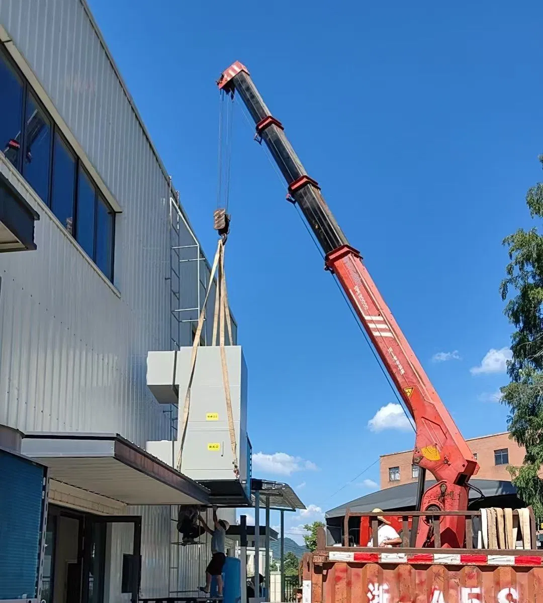 Industrial Integrated HVAC System for High Ceiling Factory and Workshop