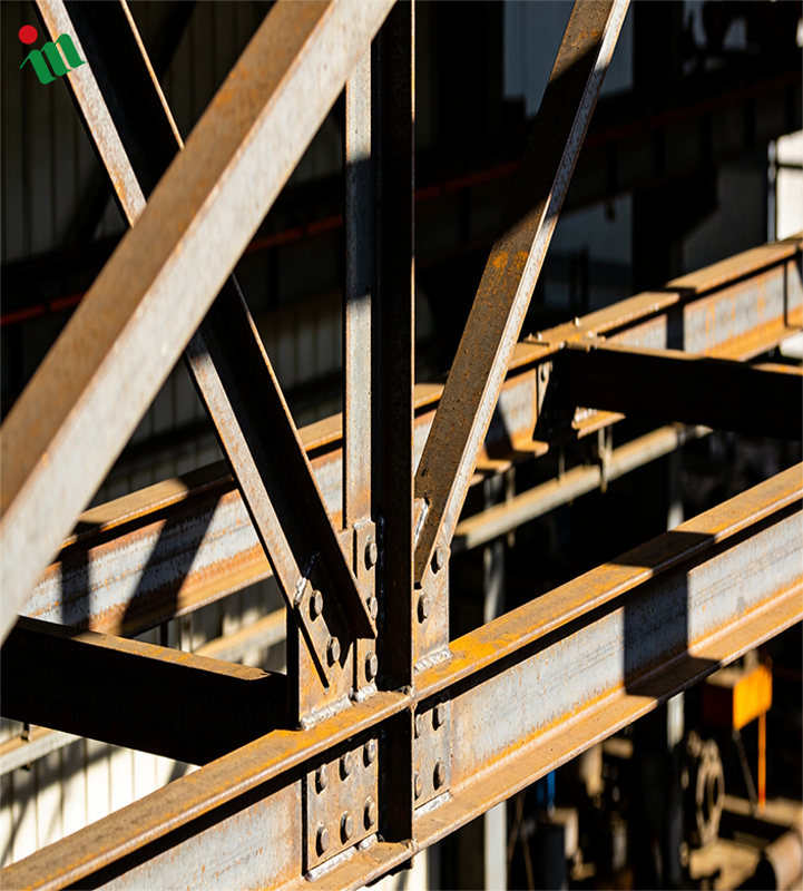 Prefabricated Steel House Light Steel Structure Metal Frame Office Commercial Building Construction