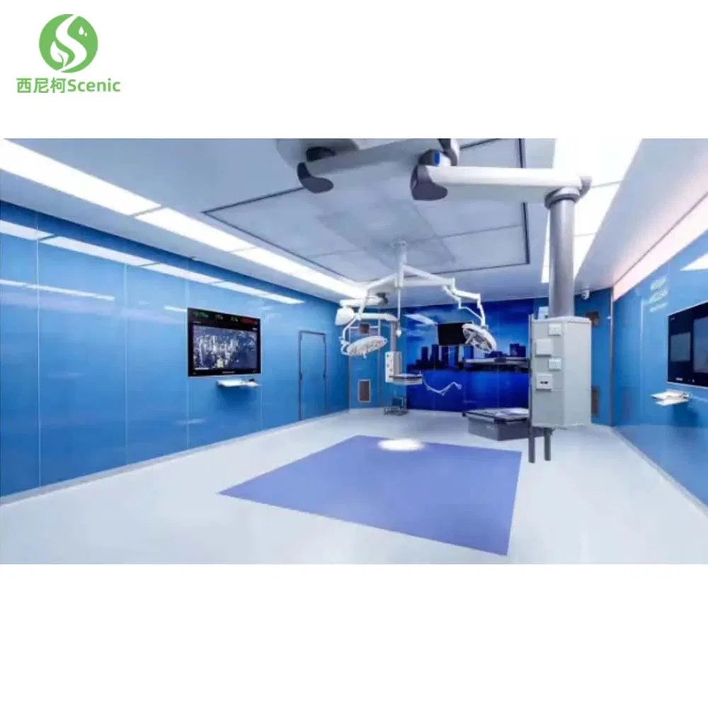 Custom Modular Operating Room Systems Featuring Cleanroom-Compliant Wall Panels, Ceiling Systems