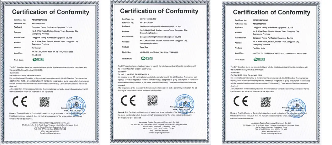 Product Certifications