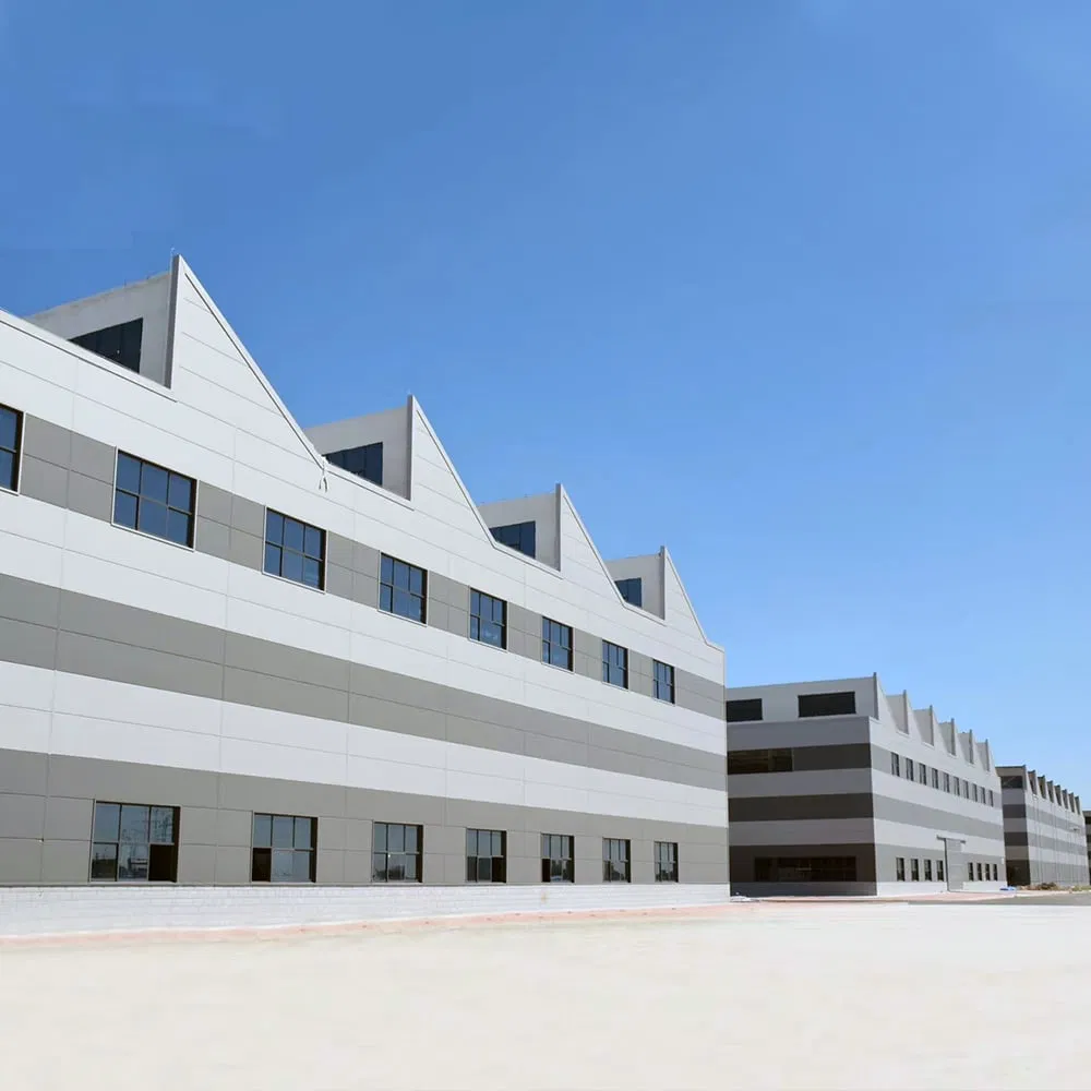 Prefabricated Factory Metallic Steel Structure Shed Steel Storage Warehouse Construction Pre Engineered Workshop Building