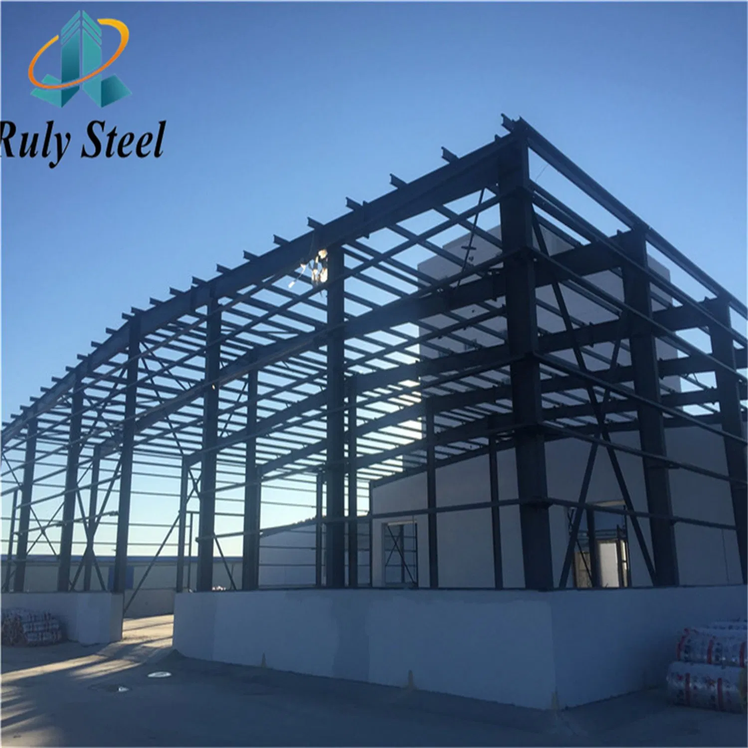 Light Steel Structure Building Prefabricated Textile Workshop Food Processing Warehouse Customized Cold Storage Q355b Steel Structure Prefabricated Building