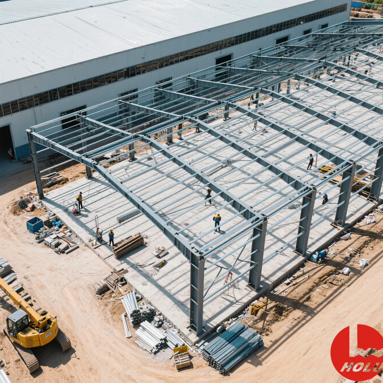 Low Cost Prefab Metal Workshop Buildings Steel Structure Warehouse with Customized Size and Design