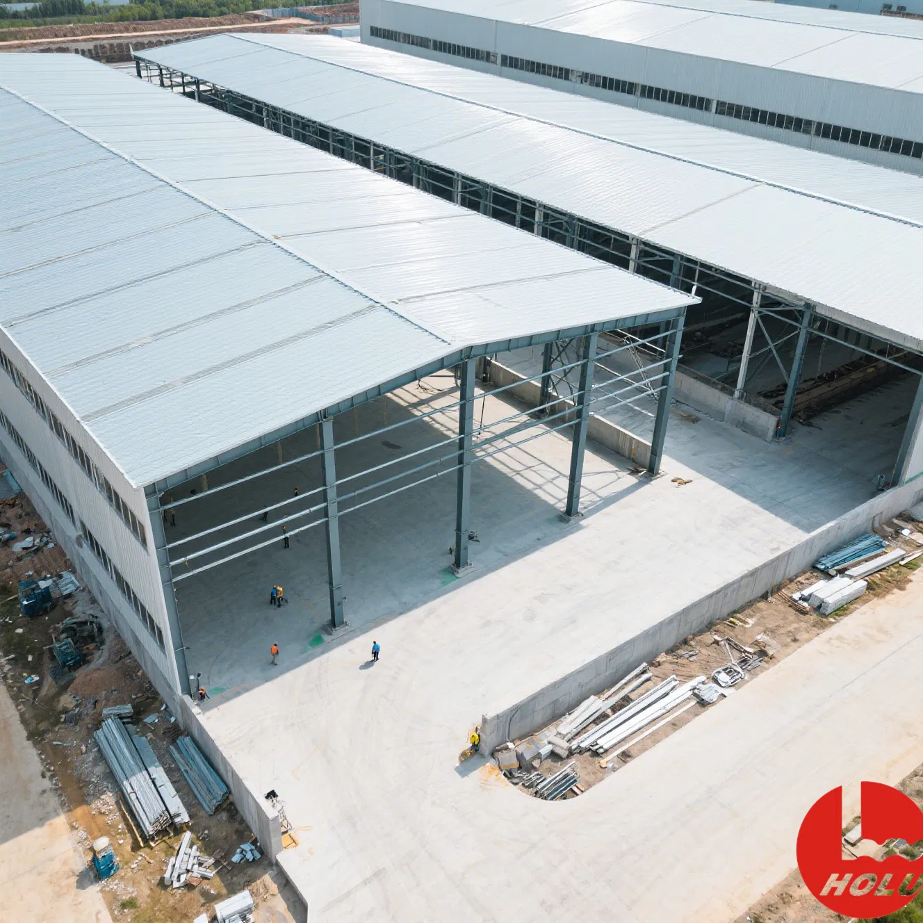 Low Cost Prefab Metal Workshop Buildings Steel Structure Warehouse with Customized Size and Design