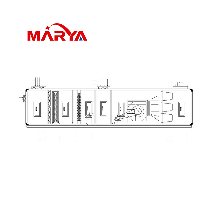 Marya Cleanroom Used HVAC Equipment Dust Free Modular Design Clean Room Air Conditioning System