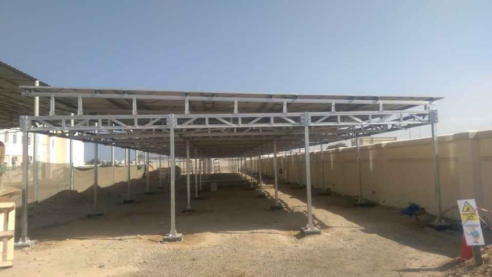 Easy Installation Farm Land Solar Panel Bracket Ground Mount Structure