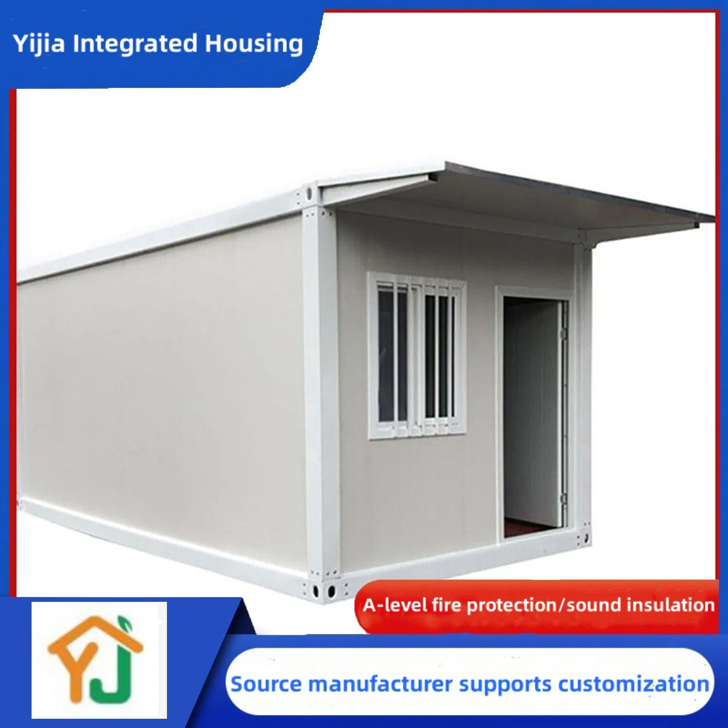 Removable and Reusable Steel Structure of Prefabricated Movable Housing on Export Site