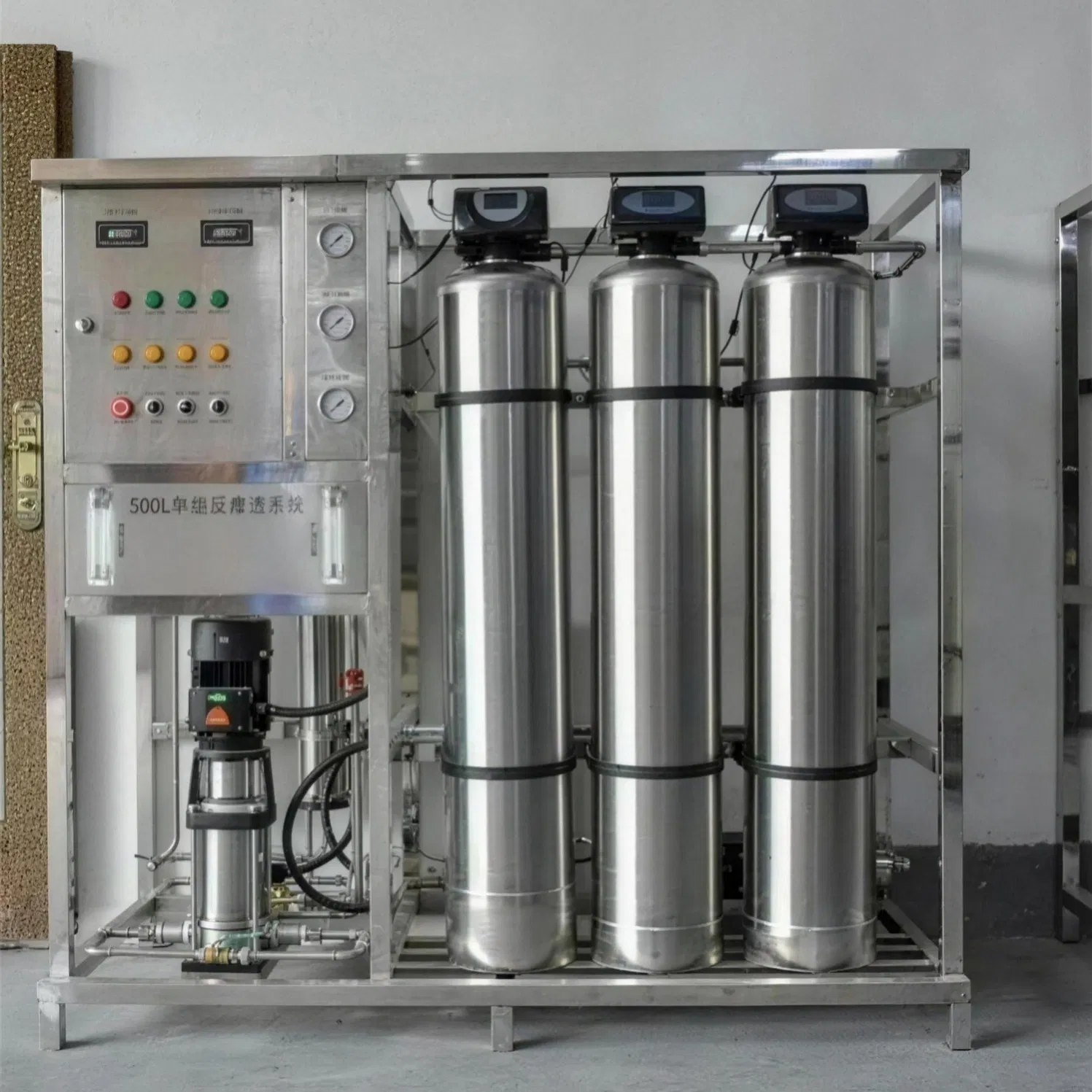 High Recovery Integrated Reverse Osmosis Drinking Water Preparation System for Green Buildings with Low Waste Water Production and Environmental Certification