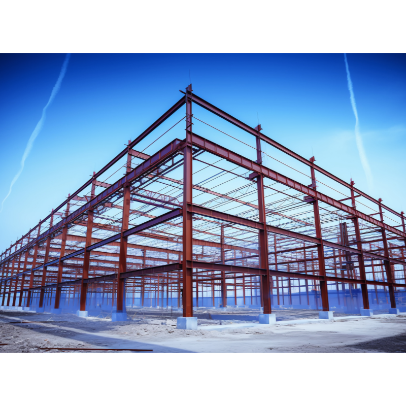 Prefabricated Large Span Steel Structure Buildings Prefab Metal Warehouse Workshop Office Building Factory Shed