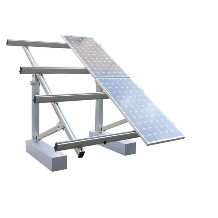 Customizable Carbon Steel Solar Panel Stand Ground Mounting Structure