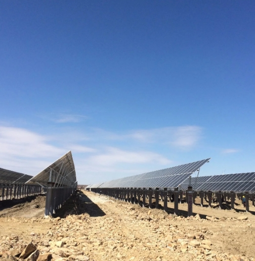 1MW Solar Power Plant Solar Panel Support Structure Concrete