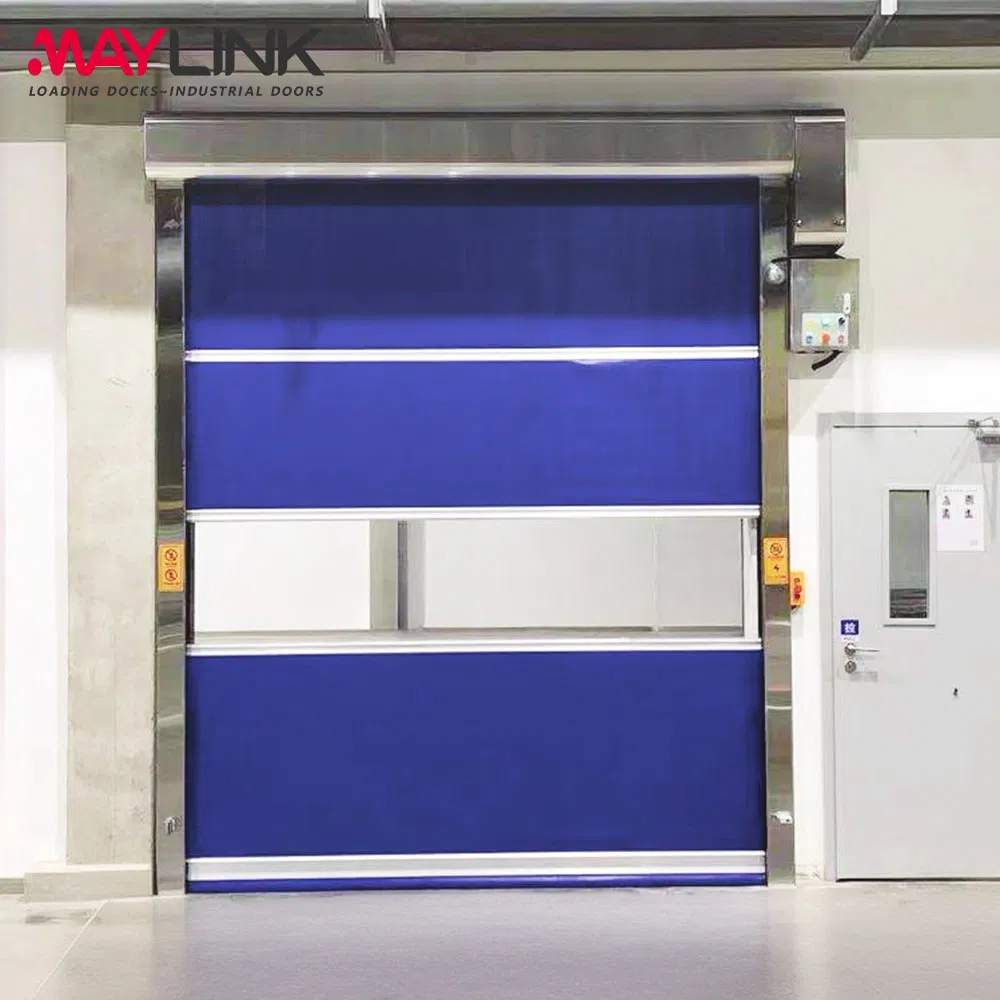 Maylink Dust Containment Door for Electronics or Medical Component Cleanrooms High Speed Door