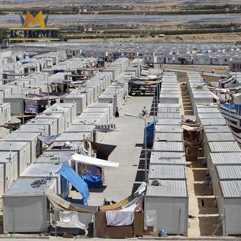 Durable Refugee Camp Portable Container Bunkhouse