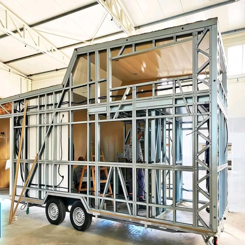 Hybrid - Energy - Powered Sustainable Light Steel Frame G550 for Remote Islands