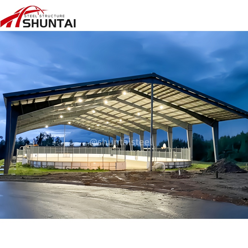 Large Span Best Cost-Effective Industrial Metal Light Steel Portal Frame Construction Material Prefabricated Workshop Warehouse Buildings Steel Structure