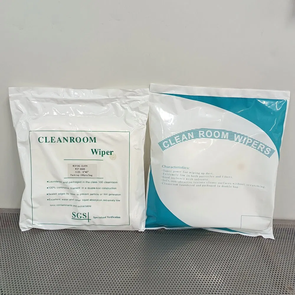 Precision Electronics Cleaning Super Soft Polyester Microfiber Cleanroom Wipers